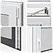 Finestra per Soffitta RISOR 100 x 60 cm PVC e Vetro Antracite - Foto miniatura 7