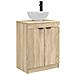 Mobile da bagno con lavabo Rovere Sonoma 54 x 35 x 83 cm - Foto miniatura 1