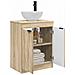 Mobile da bagno con lavabo Rovere Sonoma 54 x 35 x 83 cm - Foto miniatura 3