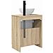 Mobile da bagno con lavabo Rovere Sonoma 54 x 35 x 83 cm - Foto miniatura 6