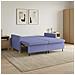 Divano Letto Estraibile Blu jeans Tessuto - Foto miniatura 2
