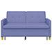 Divano Letto Estraibile Blu jeans Tessuto - Foto miniatura 7
