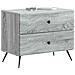 Armadio da Notte con cassetto Grigio Sonoma 62 x 34,5 x 47,5 cm - Foto miniatura 2