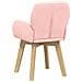 Sedie da pranzo 6 pcs Bouclé Rosa 59 x 57 x 85 cm - Foto miniatura 5