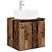 Set di Armadi da Bagno 5 pcs Legno antico Legno ingegnerizzato - Foto miniatura 5