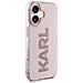 Custodia Per Telefono Karl Lagerfeld Rosa Con Cristalli Per Iphone 16 - Foto miniatura 1