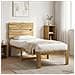 Letto Singolo con Testiera ROSTOCK Bianco 90 x 190 cm - Foto miniatura 2
