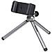 Treppiede con Testa per Smartphone / Camera Altezza Max 8.5 cm Nero 6016 - Foto miniatura 1