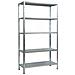 Scaffali Euro Kit Scaffale In Metallo 100X40X186Cm Grigio - Foto miniatura 1