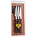 Set Di Coltelli Da Bistecca - Lama Acciaio Inossidabile Nitrum 110 Mm - Manico Legno Compresso Colore Marrone - Foto miniatura 1