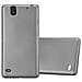 Custodia Compatibile Con Sony Xperia C4 In Grigio Metallico - Coperchio Protettivo In Silicone Tpu Flessibile - Foto miniatura 3