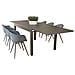Jerri - Set Tavolo In Alluminio Cm 135/270 X 90 X 75 H Con 6 Poltrone Dynamo - Foto miniatura 1