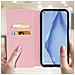 Custodia Huawei P40 Lite Portacarte Funzione Supporto Similpelle Liscia Rosagold - Foto miniatura 5