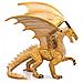 Mythical Figura Giocattolo - Golden Dragon - Animal Planet - Foto miniatura 1