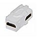 Frutto Keystone HDMI doppia femmina a 90° per prese a muro - Foto miniatura 2