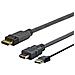 PROHDMIUSBDP3, DisplayPort, HDMI + USB, Maschio, Maschio, Nero - Foto miniatura 1