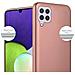 Custodia Compatibile Con Samsung Galaxy A22 4g / M22 / M32 4g In Oro Rosa Metallico - Coperchio Protettivo In Silicone Tpu Flessibile - Foto miniatura 5