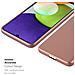 Custodia Compatibile Con Samsung Galaxy A22 4g / M22 / M32 4g In Oro Rosa Metallico - Coperchio Protettivo In Silicone Tpu Flessibile - Foto miniatura 6