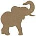 Elefante In Legno Mdf Da Decorare - 14 X 13 Cm - Foto miniatura 1