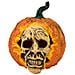 Halloween Skull Pumpkin, 26cm - Foto miniatura 1
