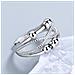 Anello Antistress Con Perle Silver S - Foto miniatura 3