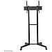 Supporto Mobile da Pavimento FL50-540BL1 per Schermi da 37-70" Colore Nero - Foto miniatura 3
