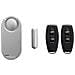 Al012 Allarme Per Casa E Abitazioni | Sensore Di Allarme Per Porte E Finestre Con 2 Telecomandi | Alarme Sonoro Wireless Con Batteria | Antifurto Porta | Bianco - Foto miniatura 2