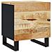 Comodino 40x33x46 Cm In Legno Massello Di Mango - Foto miniatura 2