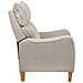 Poltrona Reclinabile Tessuto Beige Royston - Foto miniatura 3