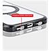 Custodia Magnetica Trasparente Hd Con Supporto Per Iphone Black Iphone14 - Foto miniatura 2
