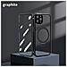 Custodia Magnetica Trasparente Hd Con Supporto Per Iphone Black Iphone14 - Foto miniatura 3
