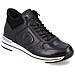 Black Casual Closed Sport Shoe Sneakers Pelle Scarpe Donna Nero Eu 38, R6771-01 - Foto miniatura 1
