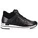 Black Casual Closed Sport Shoe Sneakers Pelle Scarpe Donna Nero Eu 38, R6771-01 - Foto miniatura 2