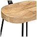 Sgabelli da Bar 2 pz 49x43x88 cm in Legno Massello di Mango - Foto miniatura 9