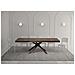 Tavolo allungabile 90x160/420 cm Karida Evolution noce telaio antracite - Foto miniatura 3