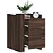 Comodino Rovere Marrone 45x50x65 Cm In Legno Multistrato - Foto miniatura 1