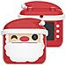 Fotocamera Digitale, Design Babbo Natale, Con Foto Da 12mpx E Video Hd Per Bambini. Stampa Istantanea Delle Tue Foto Preferite. 12,6x4,2x8,5 Cm. Colore Rosso - Foto miniatura 1