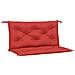 Cuscini Per Panca 2 Pz Rossi 100x50x7cm In Tessuto Oxford - Foto miniatura 1