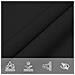 Parasole A Vela Oxford Rettangolare 3,5x5 M Nero - Foto miniatura 7