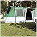 Tenda da Campeggio a Tunnel per 4 Persone Verde Impermeabile - Foto miniatura 2