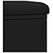 panchina da stoccaggio  Nero Rovere 100x30x48 cm Legno ingegnerizzato - Foto miniatura 9