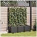 Fioriere con sistema di irrigazione 3 pcs Nero - Foto miniatura 2