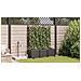 Fioriere con sistema di irrigazione 3 pcs Nero - Foto miniatura 4