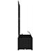 Fioriere con sistema di irrigazione 3 pcs Nero - Foto miniatura 6