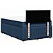 Giroletto a Molle con Materasso Blu 120x190 cm in Tessuto - Foto miniatura 8