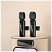 Microfono Lavalier Wireless Doppio Con Type-c, Microfono A Clip Per Streaming Live E Registrazione - Foto miniatura 3