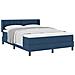 Letto box spring con materasso con materasso Blu 140 x 190 cm - Foto miniatura 3