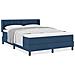 Letto box spring con materasso con materasso Blu 140 x 190 cm - Foto miniatura 4