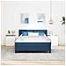 Letto box spring con materasso con materasso Blu 140 x 190 cm - Foto miniatura 5