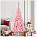 Albero di Natale con 300 LED con supporto Rosa 180 cm PVC - Foto miniatura 2